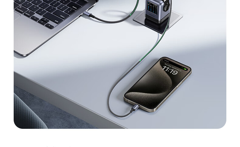 UGREEN 100W GaN Charger, Q-Power Robot Multi-Port Type-C Fast Charging Head, Compatible with PD65W Apple Huawei Phones, MacBook Pro Laptops, Adapter 24