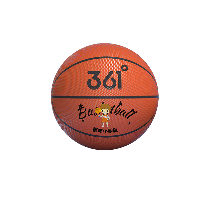 361° Children's Toy Basketball, Size 5, for Elementary School And Kindergarten, Bouncy Ball, for Ages 3-6, Small Rubber Ball, Can Write Name And Class on It