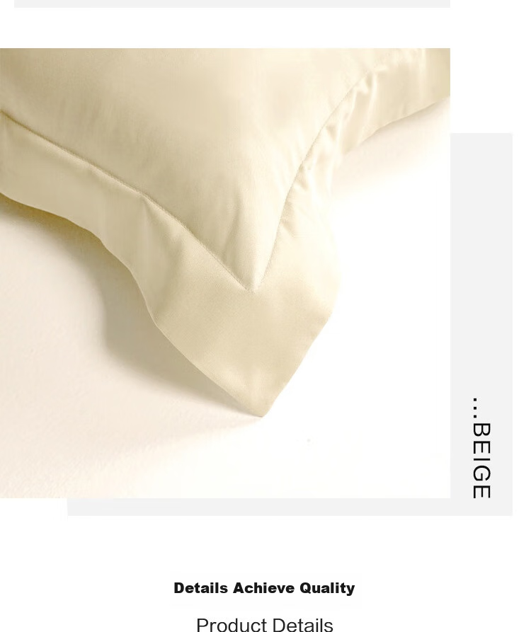 Ranpai Pillowcase, 100% Pure Cotton Pillow Cover, Solid Color All Cotton, Set of Two, 48x74cm, Peach Blossom in Full Bloom 11