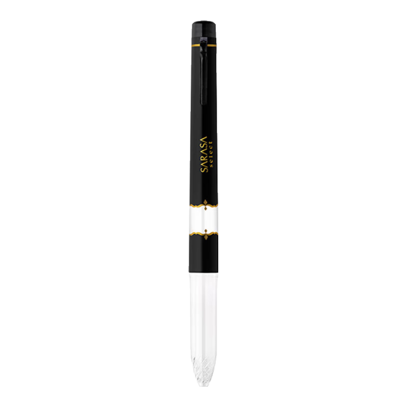 ZEBRA 3-Color Multifunctional Pen Barrel SARASA Series Colorful Gel Pen Barrel (Refill RNJK5) S3A15 Black Barrel (Buy One Get One Free)