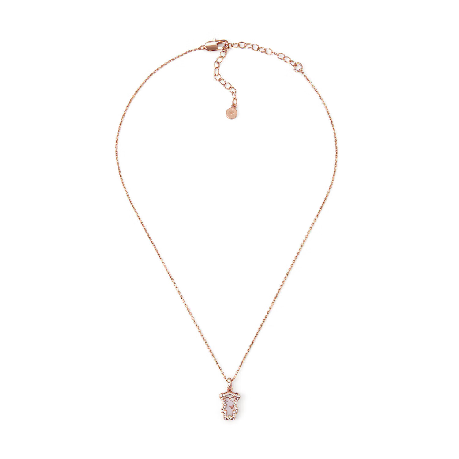EMPORIO ARMANI Women's Necklace, Bear Mother-Of Necklace, Birthday Gift for Girlfriend, EGS3114221