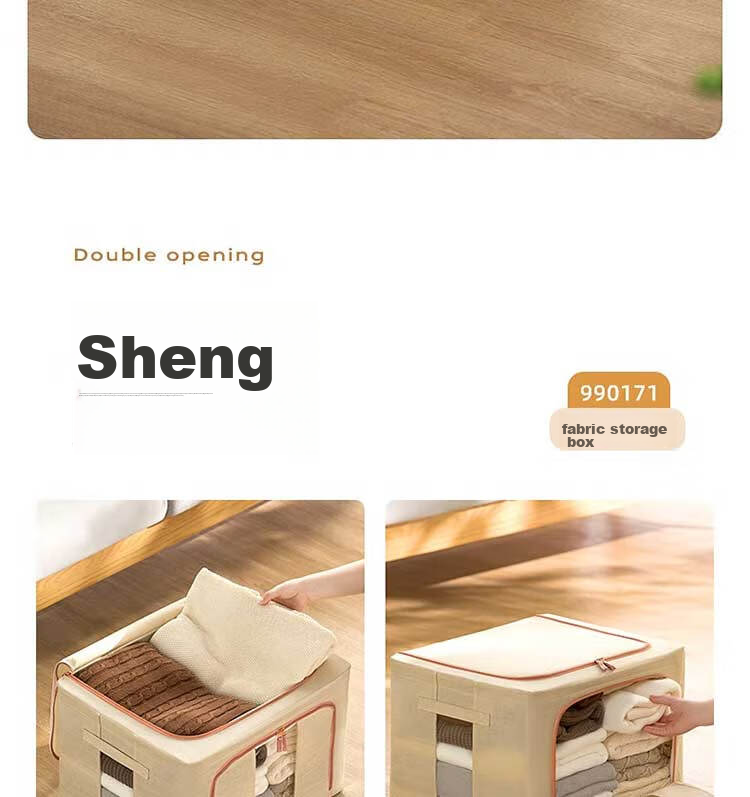 CHAHUA Foldable Storage Box, Fabric Clothes Organizer, Drawer-Style Wardrobe, Clothing Storage Container 8