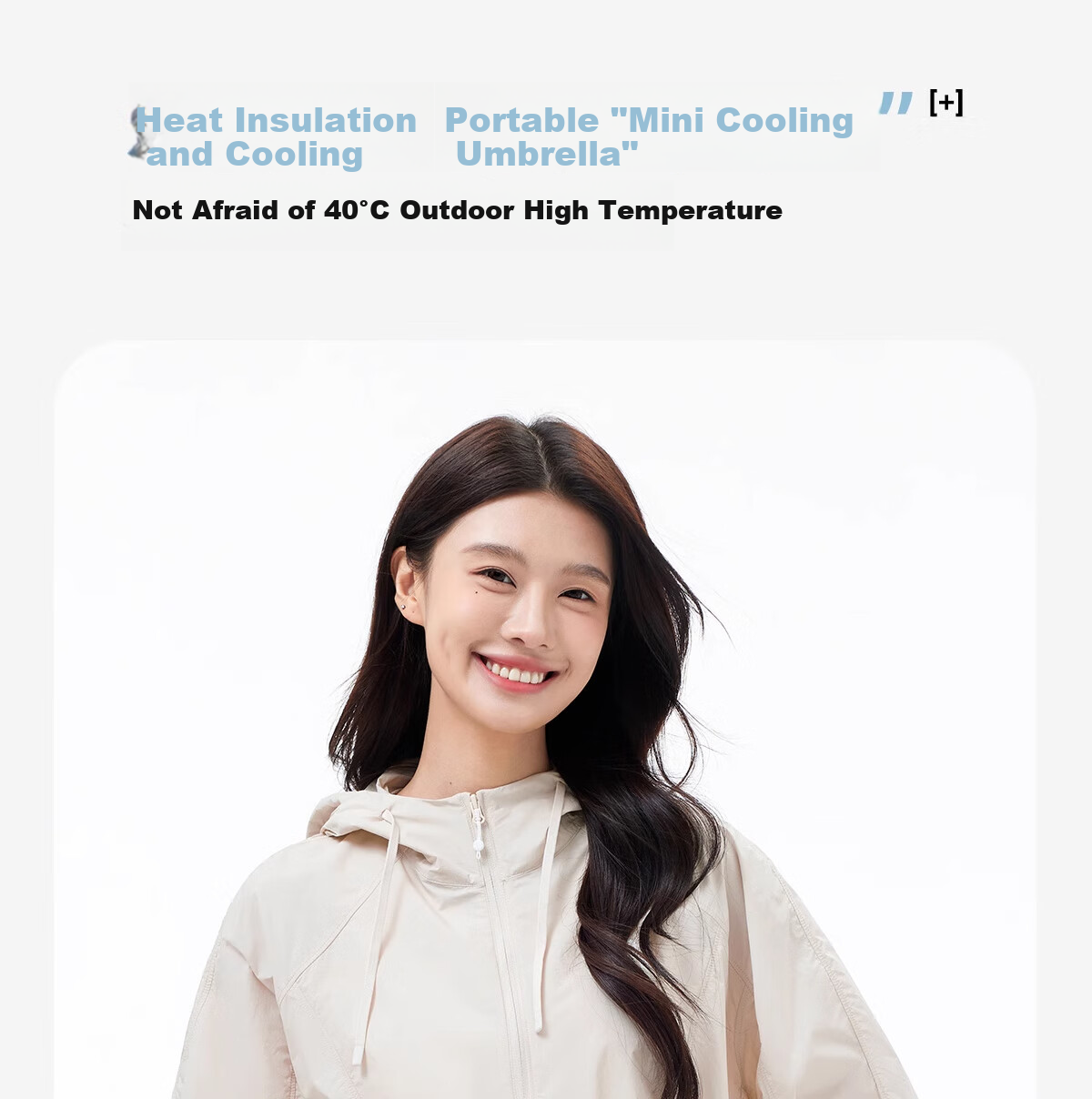 CAMEL Women's Original Yarn Sun Protection Clothing, Loose-Fitting, Lightweight, Cool-Feeling, Breathable Short Jacket, Sun Protection Garment, A25BF09092, Size L 18