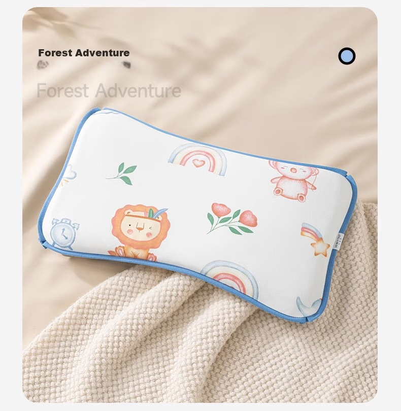 Beitaisi Cloud Pillow, Baby Pillow for 0-1 Year Olds, Sweat-Absorbing Breathable Gauze, Ten-Layer Pleated Fabric, Anti-Colic Pillowcase, Dreamy Floral Patter 32