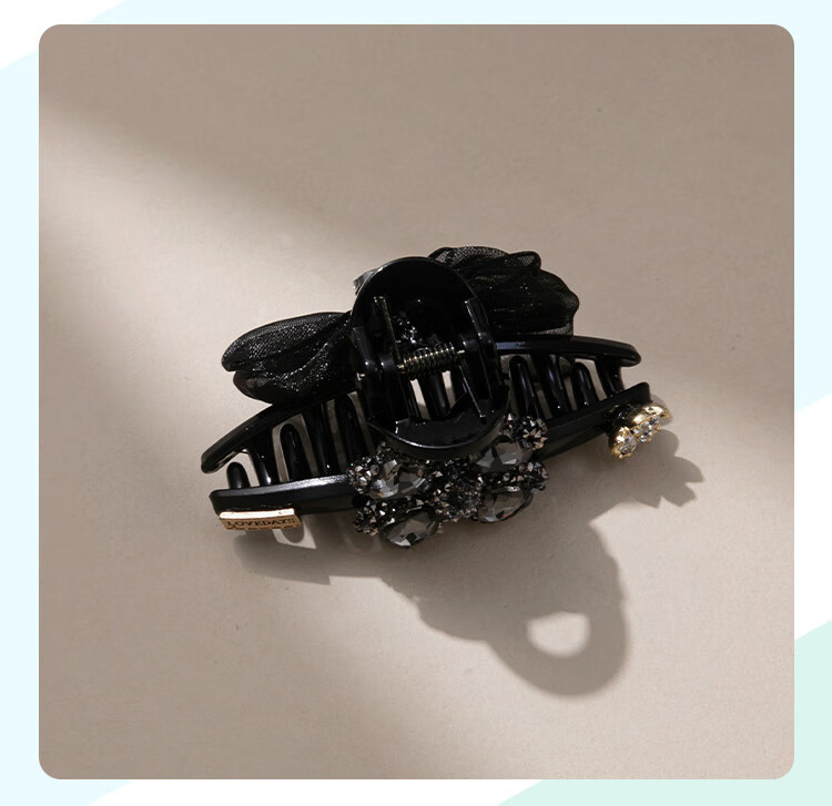 CHIMERA 2-Piece Four-Leaf Clover Hair Claw Clip, High-End Hairpin, Shark Clip for Back of Head, Hair Accessory, Birthday Gift for Wome 6