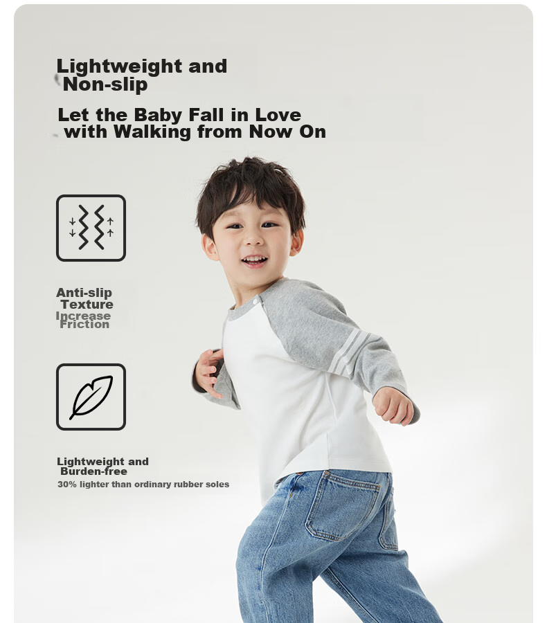 Katetu Baby Walking Shoes, Spring New Children's Shoes, Kindergarten White Sneakers, 1-3 Years Old Little K Shield Functional Steady Walking Shoes X4AE012 4