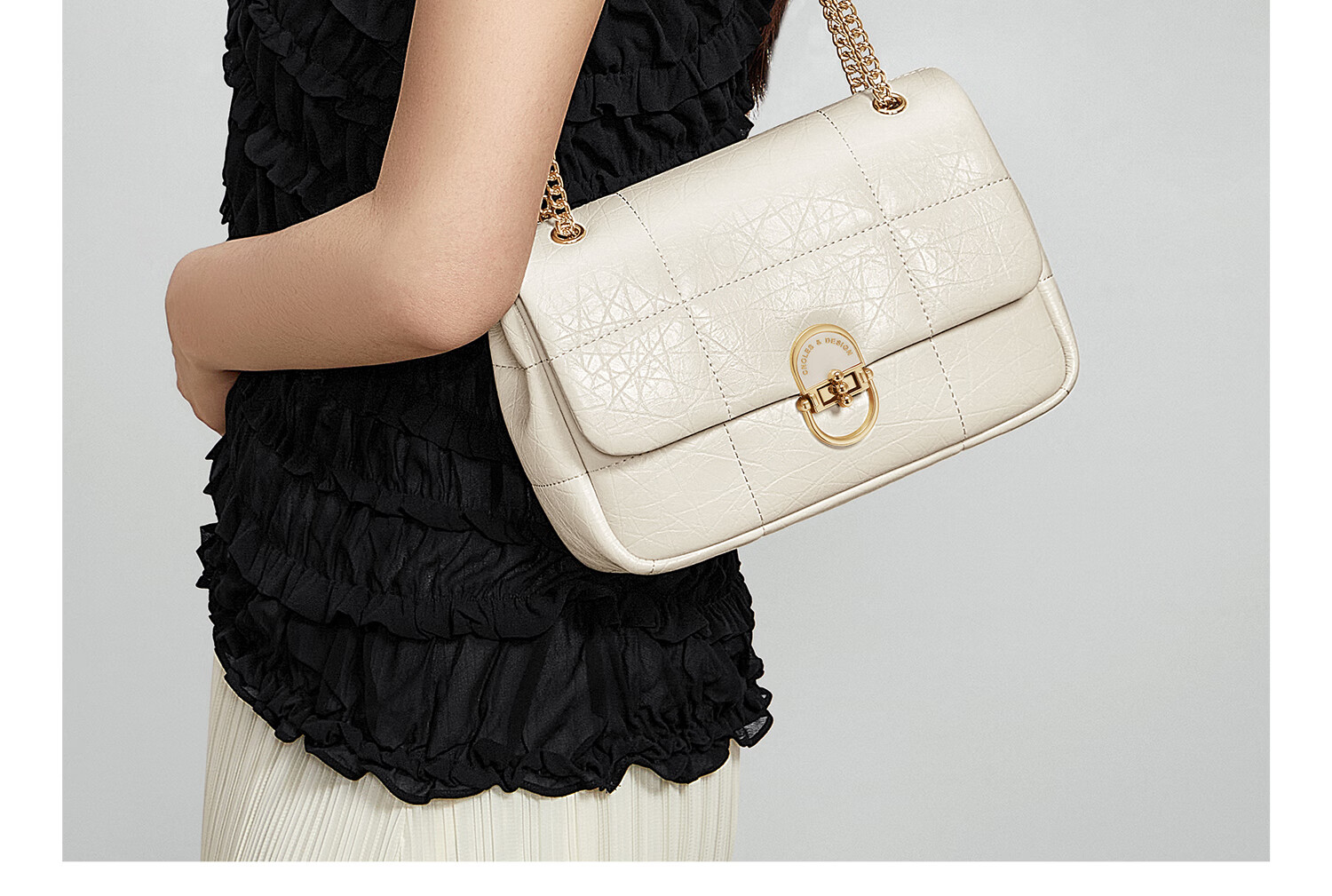 Cnoles Chain Bag for Women, Diamond Pattern Shoulder Crossbody Bag, High-End Underarm Bag, Birthday And 520 Gift for Girlfriend Or Wife 28
