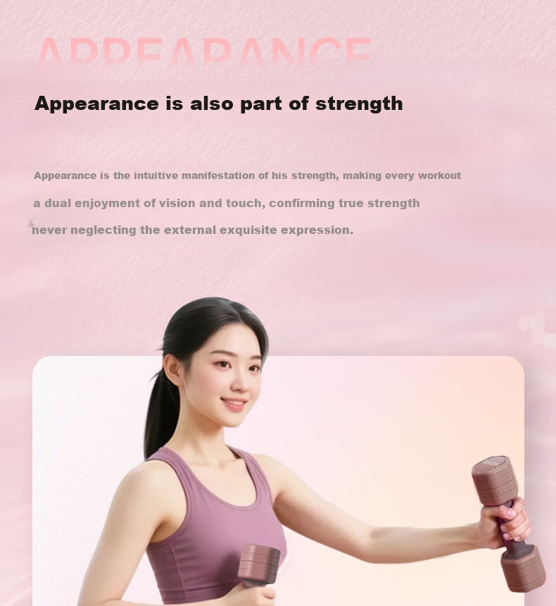 Schvodon Adjustable Dumbbells for Women's Home Fitness, Aerobics, Strength Training, Pure Steel, Approximately 2.27kg*2 Pieces 16