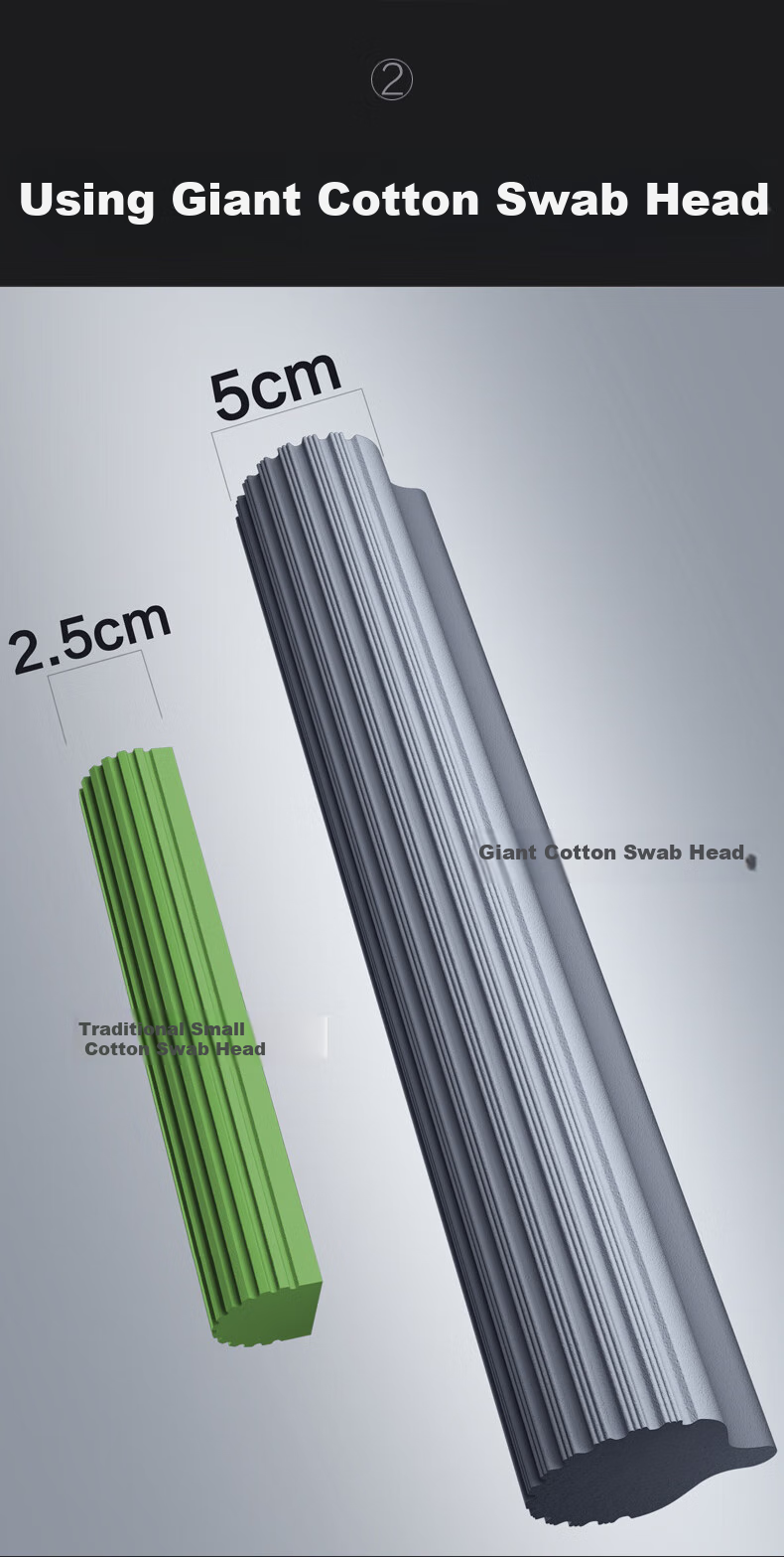 Dawei Sponge Mop Head Replacement, M12 Rubber Cotton Head 3