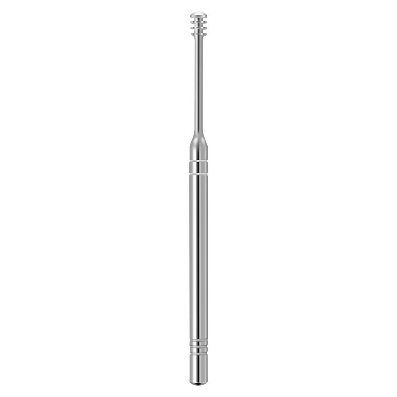 THREE SEVEN Stainless Steel Ear Pick, Spiral Ear Spoon, Ear Cleaning Tool, Ear Wax Removal Instrument, Single-Head Ear Scoop, Single Piece 452