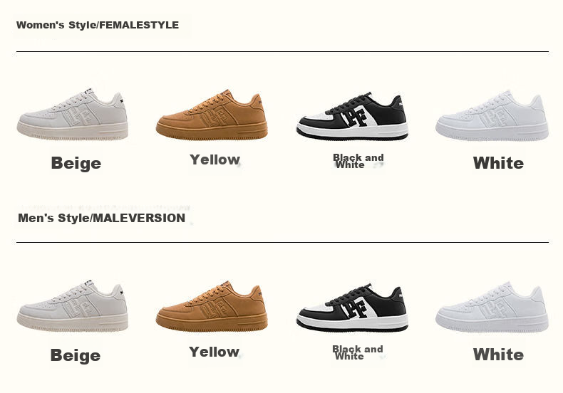 Paul Frank Casual Shoes, Women's White Sneakers, Versatile Couple Style, Men's Campus Fashion Sports Skateboard Shoes, 254U White Women's Size 37 6