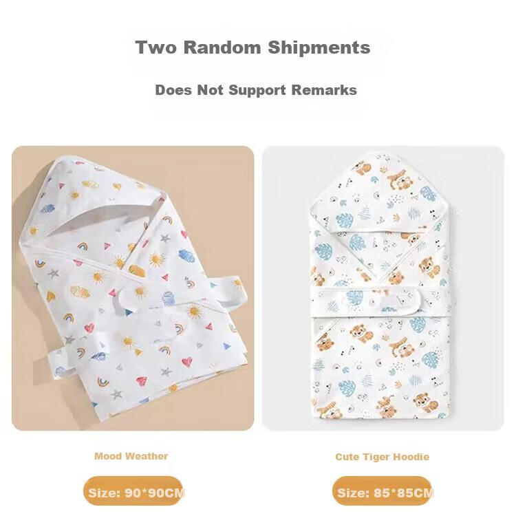 Aibaoshi Baby Swaddle Blanket Spring And Summer Pure Cotton Newborn Swaddling Cloth, Baby Anti-Startle Maternity Ward Wrap, Single Rabbit Cute Baby S738 14