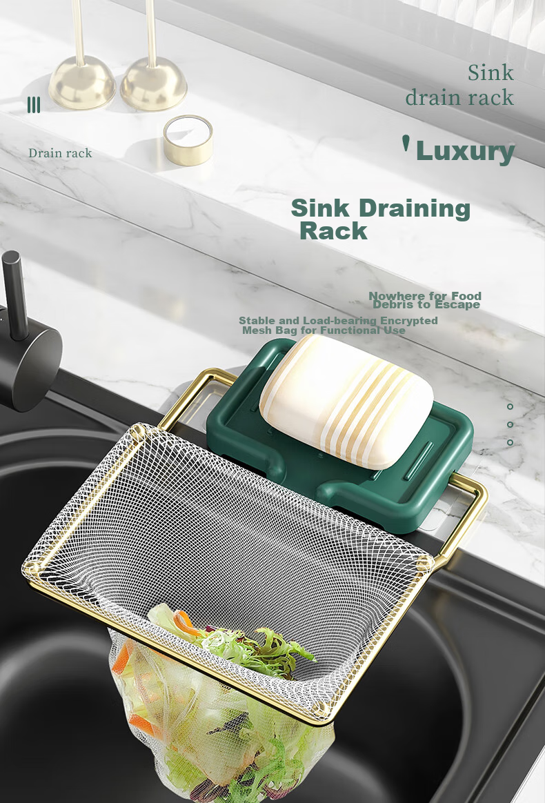 BJ Kitchen Sink Strainer, 200 Pieces, Large Sink Filter Mesh, Dishwashing Basin Vegetable Washing Sink Garbage Net Bag 1
