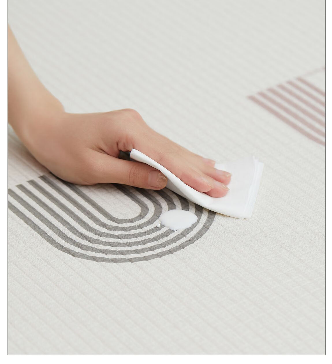 Beiyi Baby Crawling Mat, Thickened Infant Play Mat, XPE Non-Formaldehyde Whole Mat - 150*200*2.5 - Rainbow 42