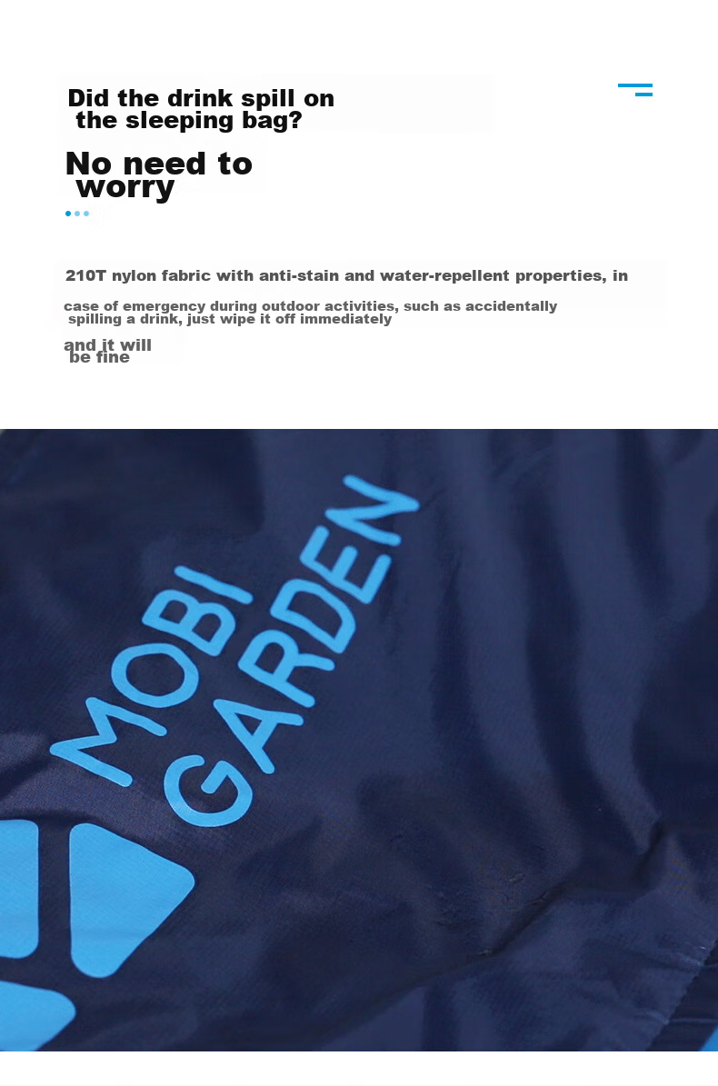 MOBIGARDEN Sleeping Bag, Outdoor Camping Splicing Single Warm Sleeping Bag Xiangyun 1.8 EX19562005, Light Sand Color/Left 10