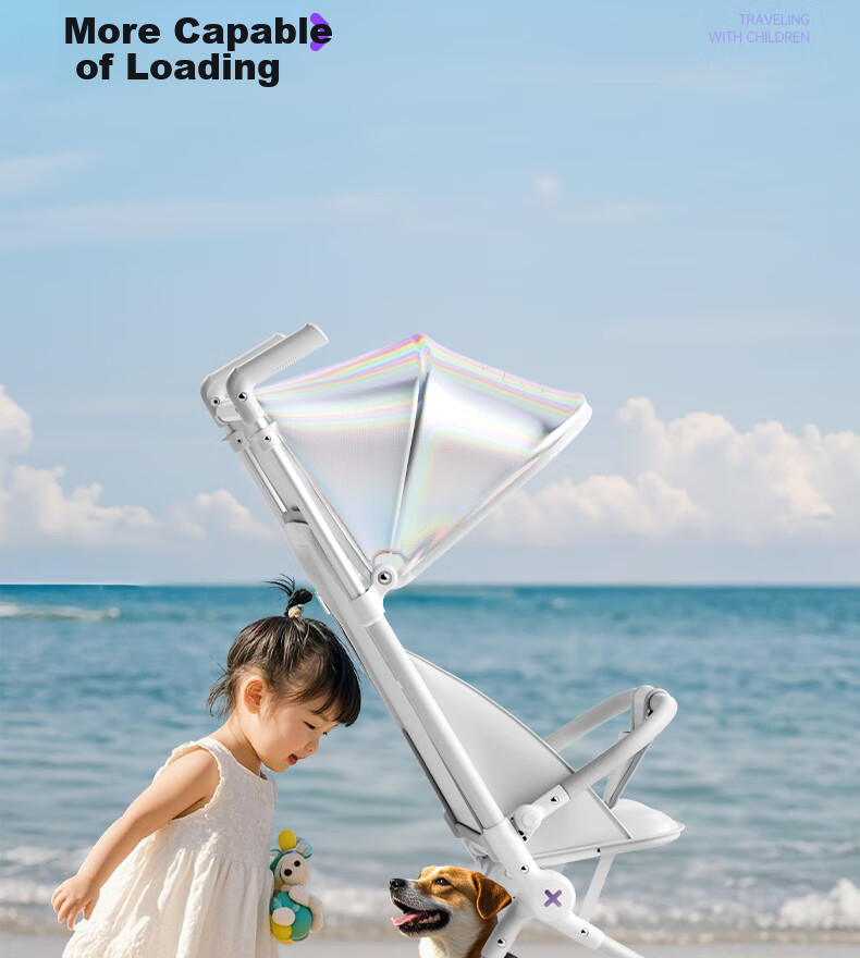 HaXiu X3pro Explorer Baby Pocket Stroller Foldable Lightweight Convertible Toddler Pram 37