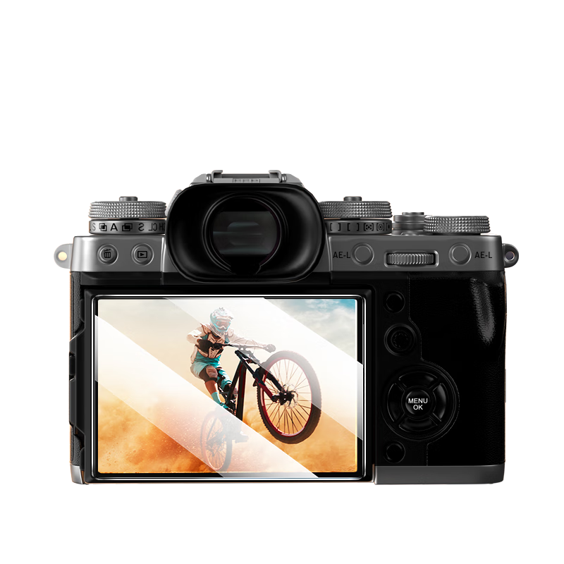 Llano Tempered Glass Screen Protector for Fujifilm X-T5 XT5 Camera, High-Definition Anti-Scratch Protective Film for Mirrorless Cameras, Accessory