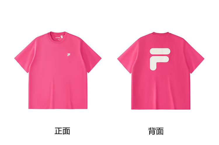 FILA FUSION Trendy Couple Short Sleeve T-Shirt Summer Loose Cool Breathable Unisex Top 10