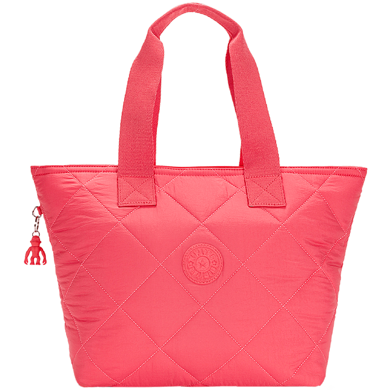 Kipling IRICA Energizing Travel Tote and Crossbody Bag Plush Pink Birthday Gift