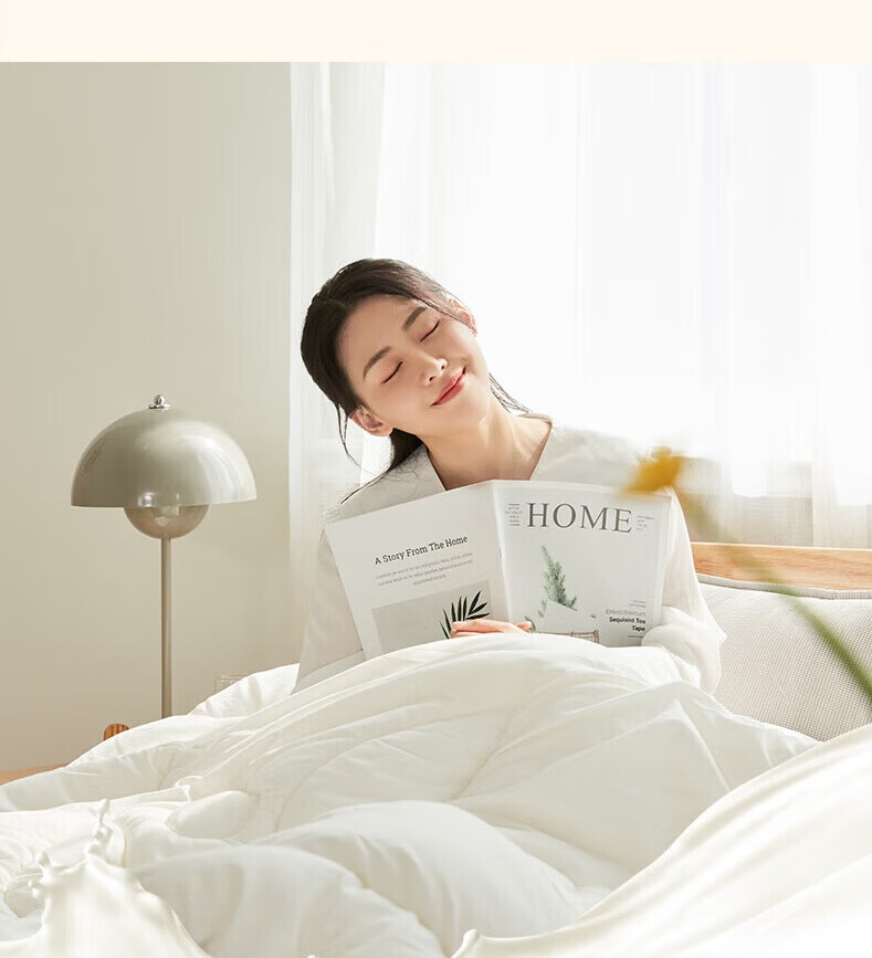 Mengjie Jiafang [70th Anniversary] Dream-Fueling 30% Soybean Fiber Two-In Comforter, Class A Antibacterial Parent-Child Quilt Filling, Approximately 1500g 6