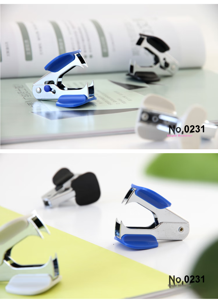 Deli [Super Popular] Deli (Deli) 12# Efficient And Convenient Staple Remover with Safety Lock, Office Supplies, Blue 0231 5