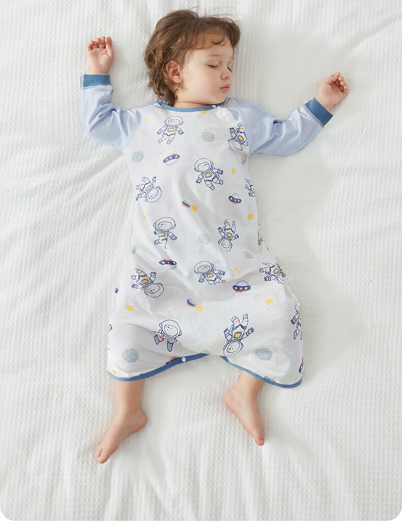 Beitaisi Baby Clothes, Spring And Autumn Cotton Pajamas, All-Season Infant Nightgown, Anti-Kick Blanket, Belly Protection, Cold Prevention Sleepwear 12