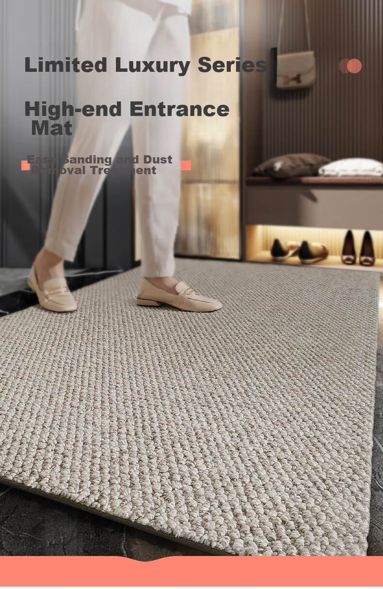 Dajiang New Zealand Wool Doormat, Customized High-Quality Entrance Rug, Doorway Foot Mat, 75x110cm 1