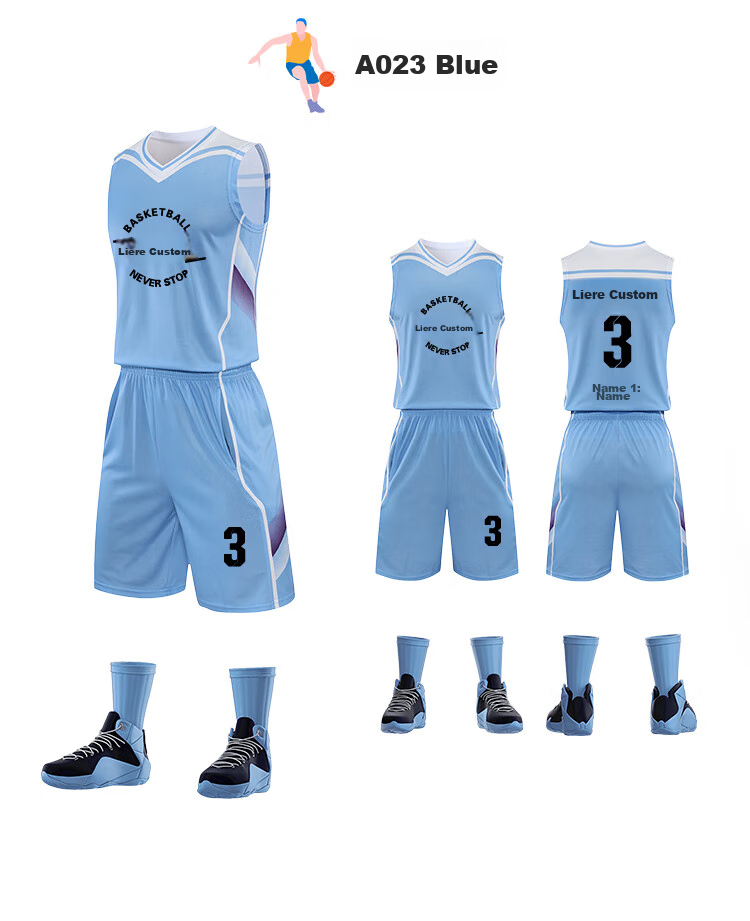 LIEYAO Basketball Uniform Set, Competition And Training Team Wear, Loose-Fitting Breathable, with Printed Numbers And Logo, LY5125 Red, 3XL 7