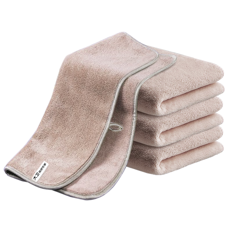 Dawei Coral Fleece Cleaning Cloth, 30*30cm, 2-Pack, for Glass Cleaning And Dishwashing, Strong Suction, Lint-Free, Oil-Resistant, K27