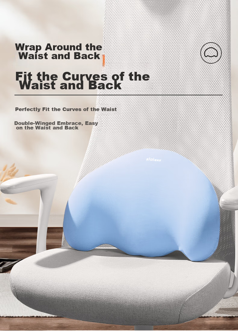 Silaiyi Ergonomic Lumbar Support Cushion, Back Pillow for Office, Waist Protector, Long-Sitting Aid, Annual Meeting Gift 5