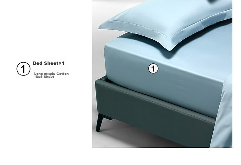 Shuixingjiafang Cotton Bed Sheet, 100% Pure Cotton, 60-Count Long-Staple Cotton, Satin Bedspread, Single Piece Bed Cover, Dust-Proof Mattress Cover, 180x200 9