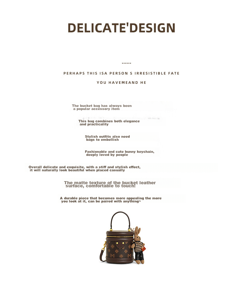 Aiqinghai Handbag, Women's Bag, Bucket Bag, Cylinder Bag, Crossbody Bag, Brand Shoulder Bag, Birthday And Mother's Day Gift, Practical Present for Mom 4