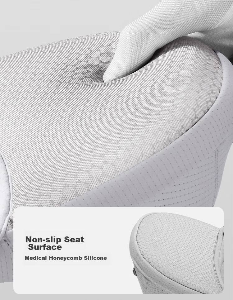 Bébéar Baby Carrier, Lightweight Waist Support Stool, All Seasons, 0-36 Months, Outdoor Baby-Carrying Essential, V26 Upgraded Version - Misty Gray 18