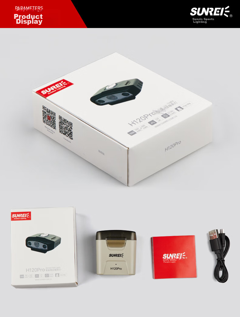 Shanlishi H150pro Sensor Clip-On Headlamp, High-Intensity Ultra-Bright, Ultra-Light, Small Size, Night Fishing Lamp Cap, Brim Light 11