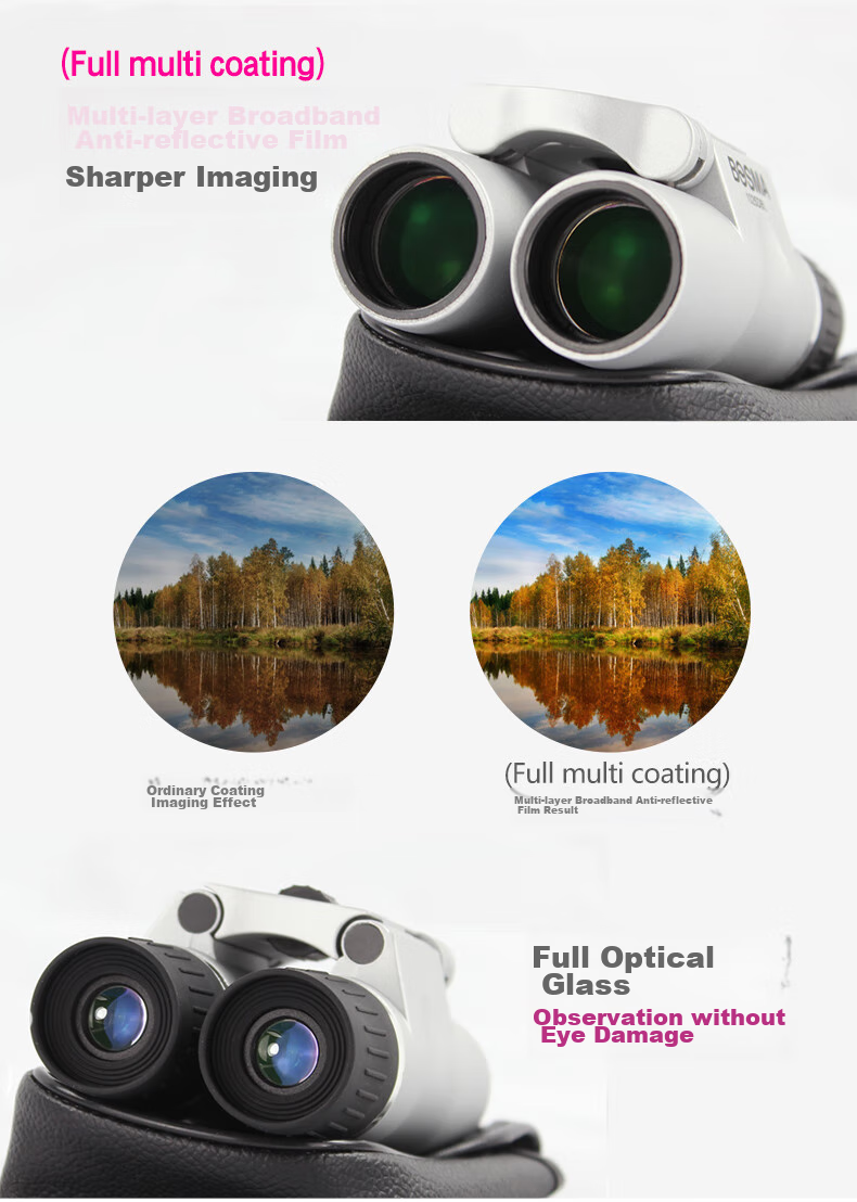 BOSMA Binoculars, High Magnification, High Definition, Portable, for Surfing, 10x25 Binoculars, for Concert Viewing 5
