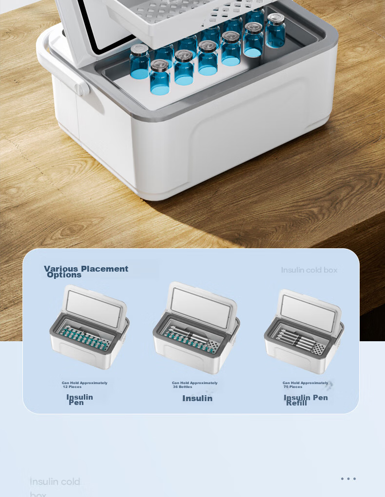 Chaoguo Insulin Cooler Box, Portable Mini Refrigerator, Car Fridge, Growth Hormone Medicine Storage Cooler 6