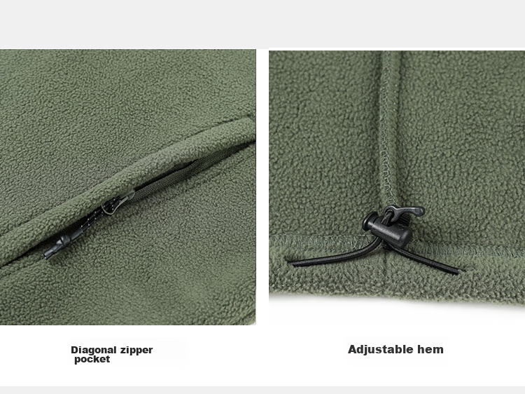Pioneer Camp Fleece Jacket for Men, Autumn And Winter Sherpa Fleece Coat, Thickened Stand Collar Outdoor Sports Hiking Warm Outerwear 32