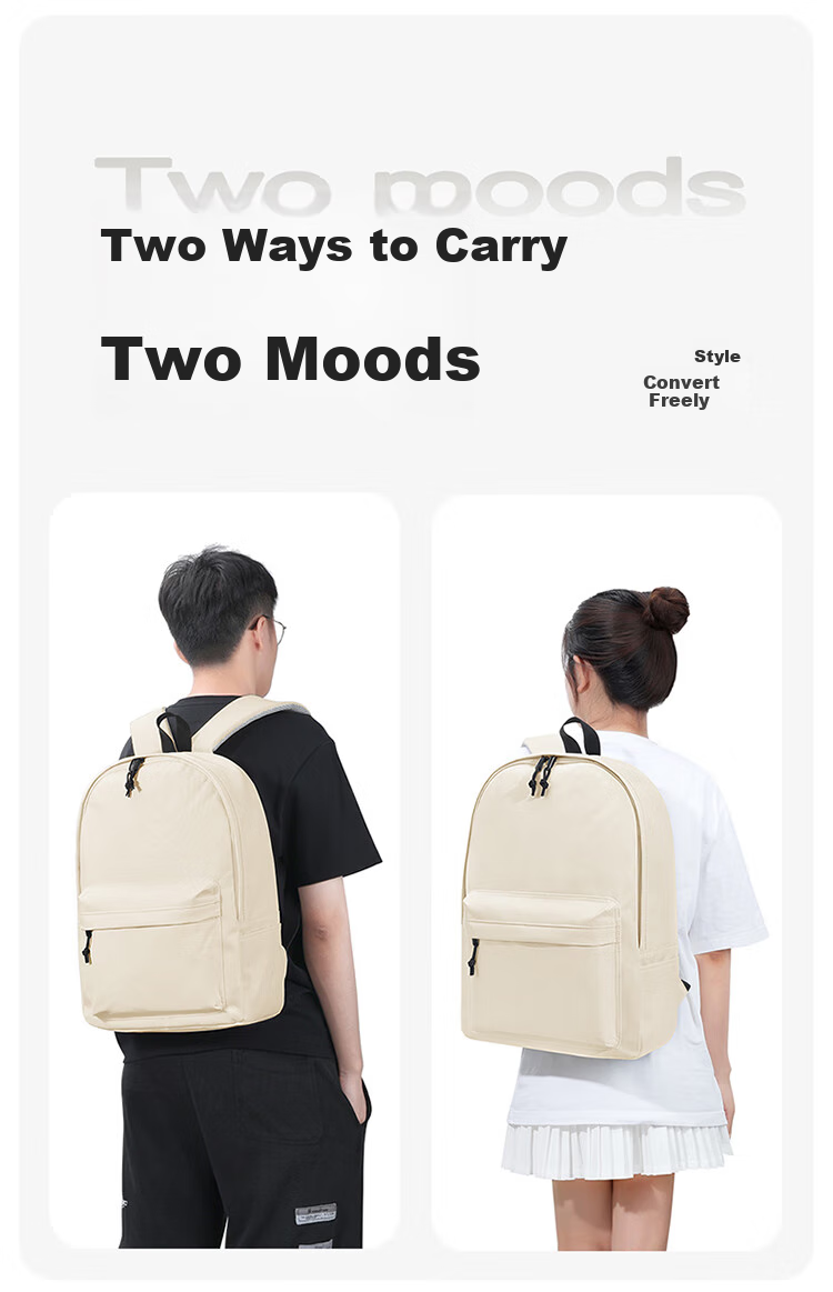 Biyoumei Large Capacity Fashion Backpack Casual Travel Bag Laptop Bag Schoolbag for Middle School, High School And College Students, Unisex 5
