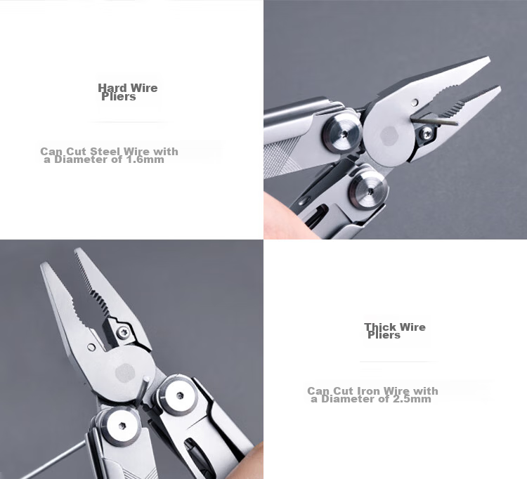 JD Original Outdoor Multi-Functional Combination Tool Pliers Set: Pliers, Scissors, Saw, And 12-In Multi-Purpose Knife 4