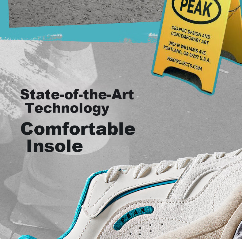 Peak Taiji Manxing Summer Thick-Soled Casual Height-Increasing Lightweight Running Sports Shoes DB530447 5