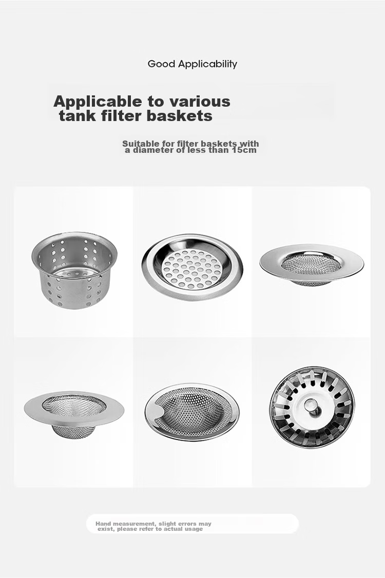MARYYA Sink Strainer, 200 Pieces, Disposable Drain Filter for Kitchen Sink And Bathtub, Vegetable Washing Basin Strainer 10