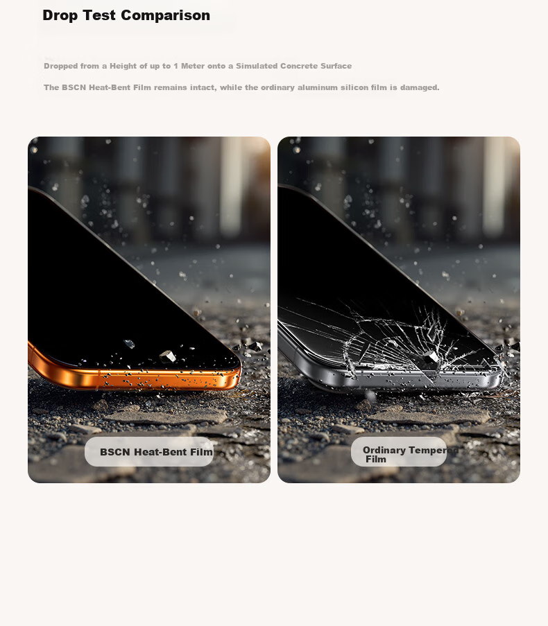 Baseus [3D Heat-Bent Corning Original Film | Full Coverage] Tempered Glass Screen Protector for Apple IPhone 15 Pro Max, High Definition Anti-Fingerprint Drop Protection Film 13