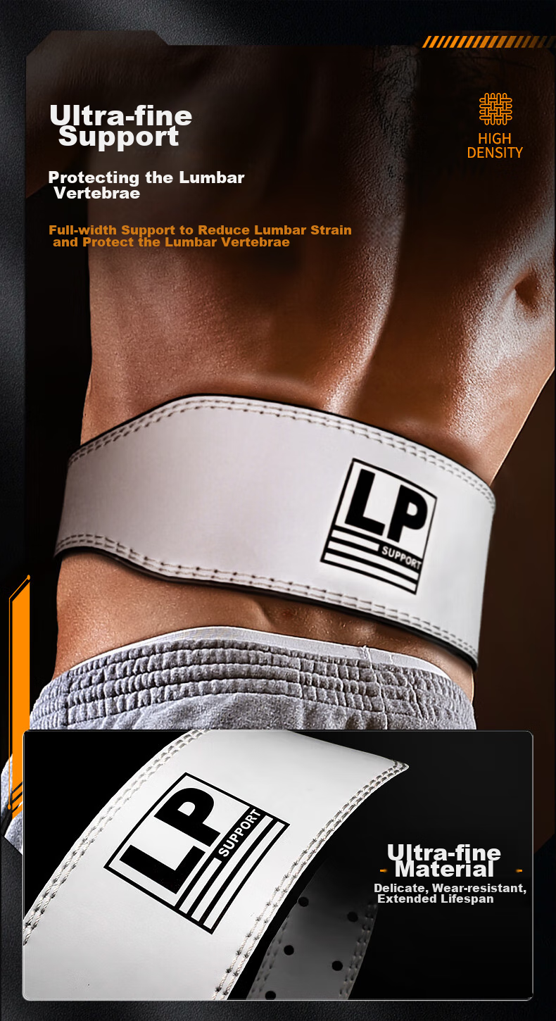 LP Waist Support Belt for Fitness, Squats, Deadlifts, Professional Weightlifting, Strength Training, And Weightlifting Exercises for Men And Wome 3