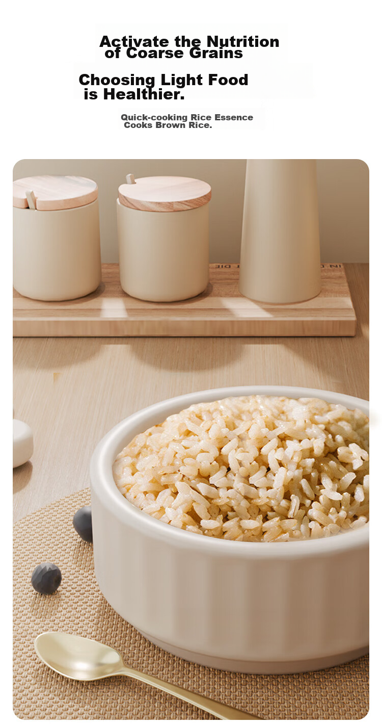 GREE Rice Cooker for Home Use, 2-3 People Capacity, Non-Coated 316L Stainless Steel Inner Pot, 3L Small Size, IH Heating, Multi-Functional Porridge And Firewood Rice Cooking, Model 3018C, Recommended by Dong Jie 8