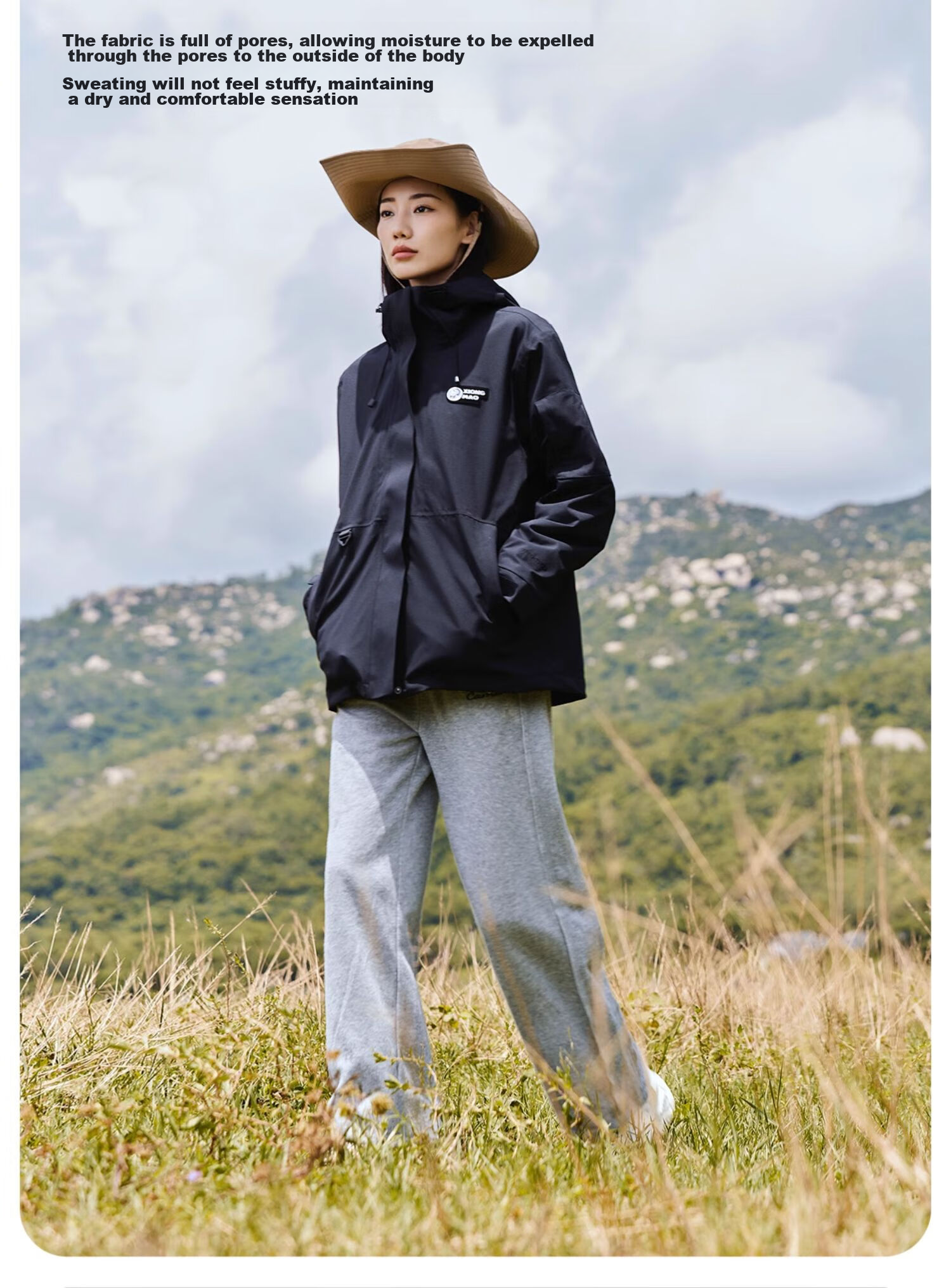 CAMEL Outdoor Waterproof, Windproof, And Breathable Jacket for Men And Women, Three-In Fleece-Lined Warm Mountaineering Coat 10