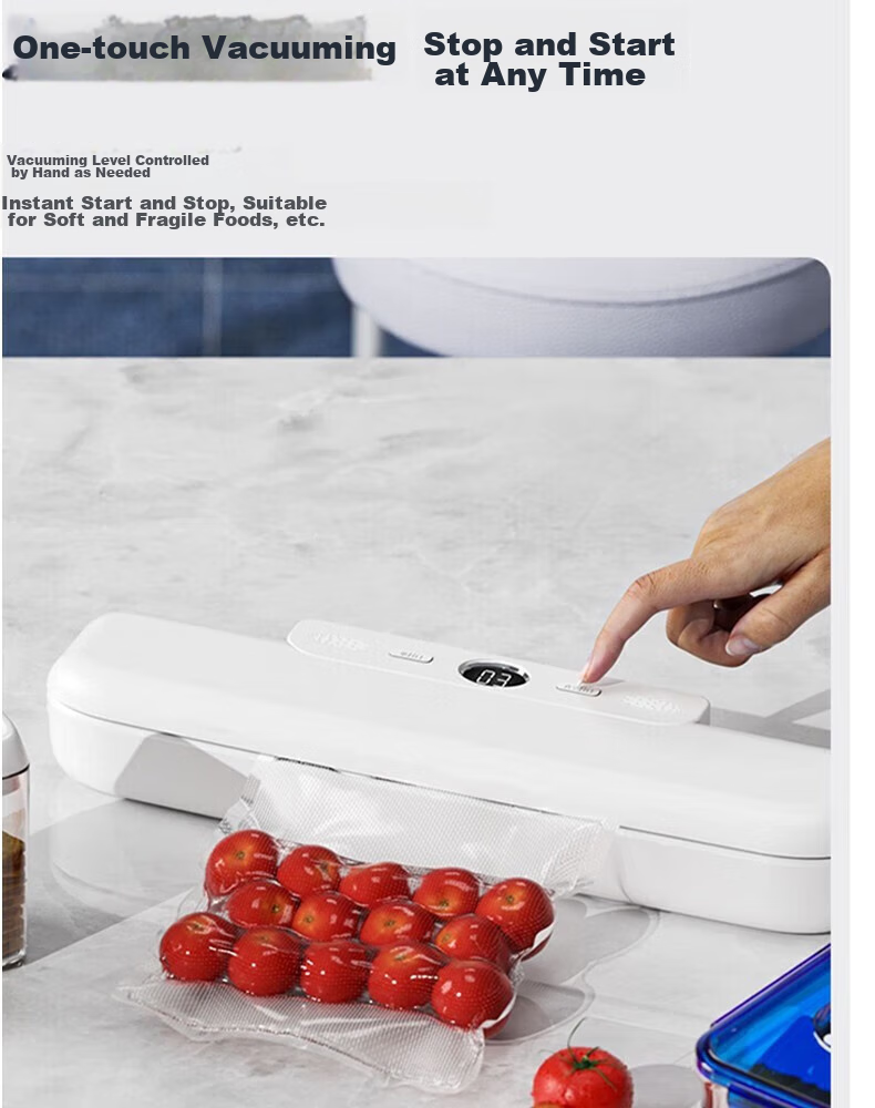 Maomiyoupin Vacuum Sealer, Food Packaging Machine, Bagging Machine, Plastic Sealing Machine, Snack Preservation Dry And Wet Sealing, Small Fully Automatic Compression Tool 14