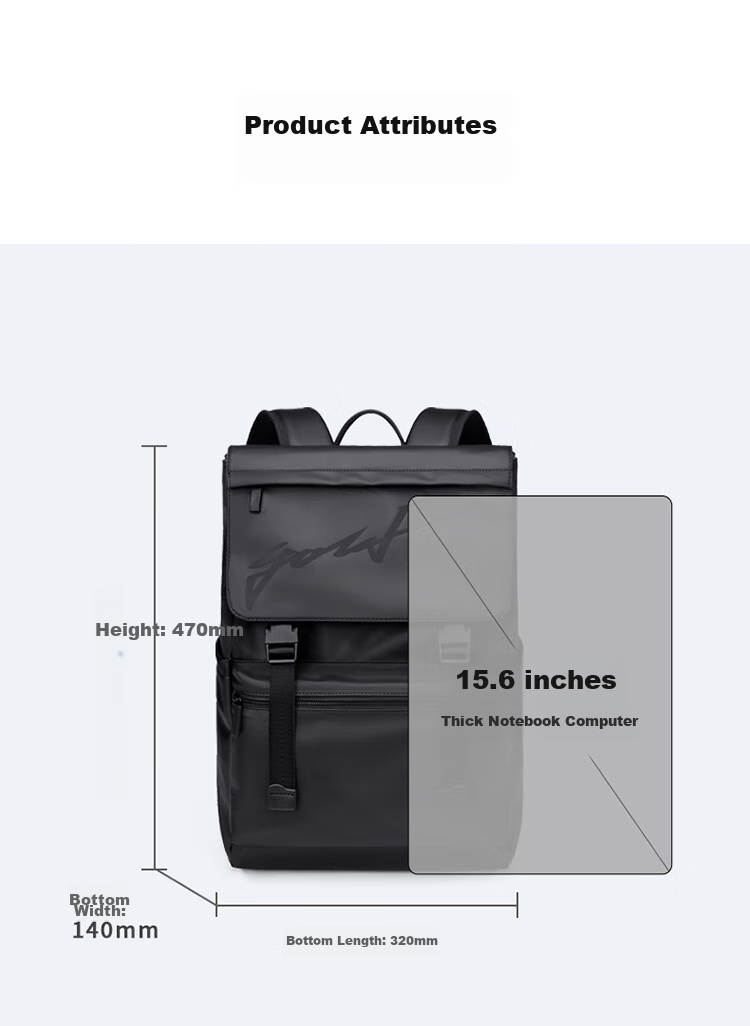 GOLF Backpack for Men And Women, Travel Laptop Bag 15.6/16 Inch, Student Bookbag with Flip Cover, Contrasting Colors, Business Trip Backpack 13