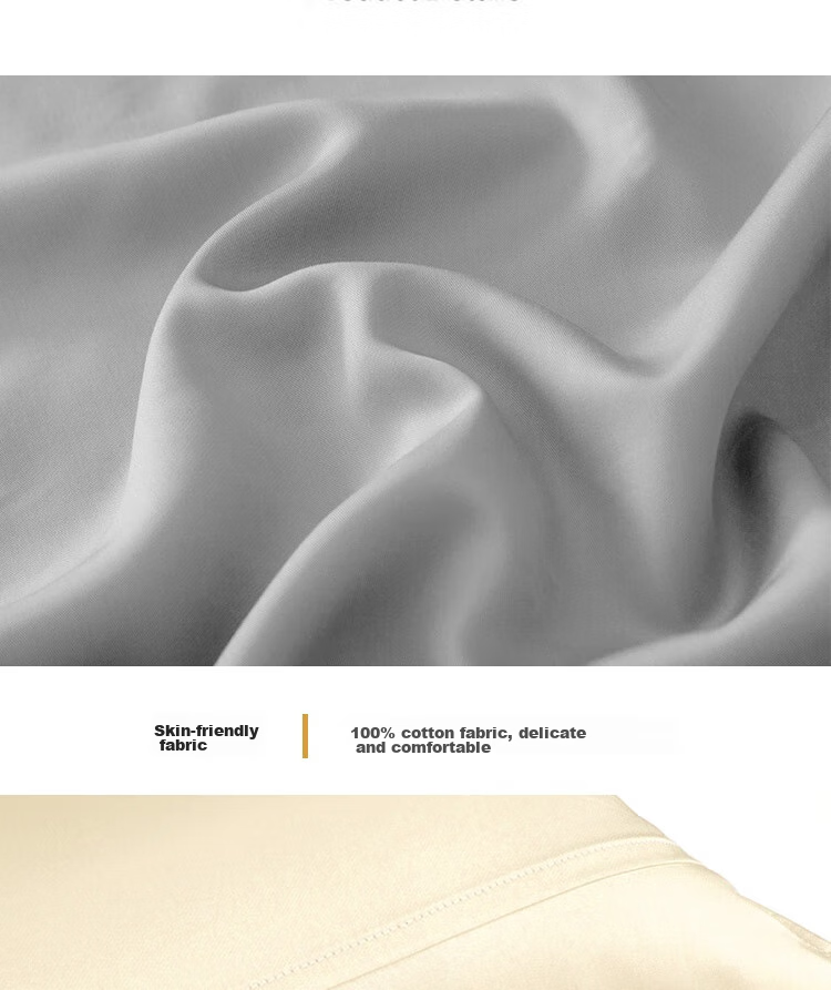 Ranpai Pillowcase, 100% Pure Cotton Pillow Cover, Solid Color All Cotton, Set of Two, 48x74cm, Peach Blossom in Full Bloom 12