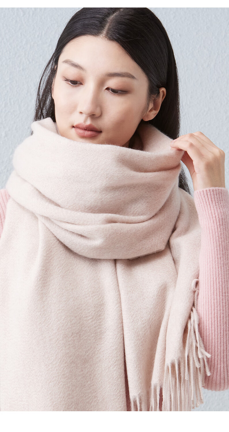 Hodo 100% Pure Wool Shawl for Women, Autumn And Winter Warm Scarf Cloak, Birthday Gift for Mom, Gift Box Packaging 9
