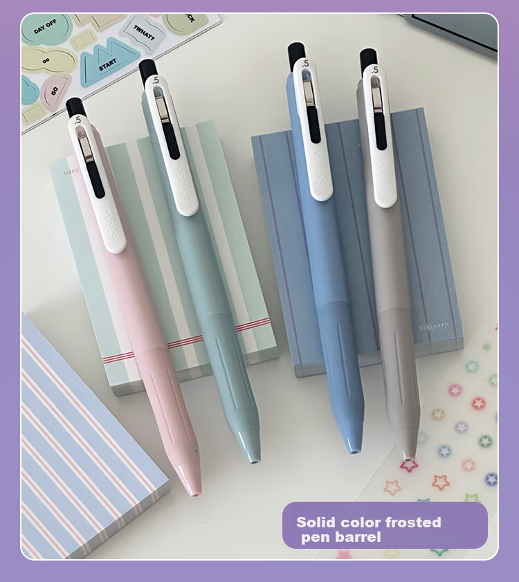 ZEBRA Chill Gel Pen, 0.5mm, Signature Pen for Students' Exams And Practice, Stylish Learning And Office Stationery, JJ118 Transparent Barrel, Single Pen in Black 8